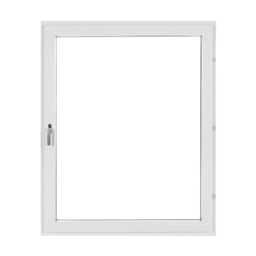 Sidohängt 3 glas fönster inåtgående